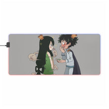 Load image into Gallery viewer, My Hero Academia Izuku Midoriya, Tsuyu Asui RGB LED Mouse Pad (Desk Mat)
