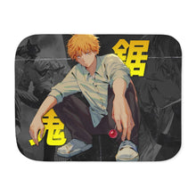 Load image into Gallery viewer, Denji - Chainsaw Man Sherpa Blanket
