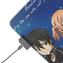 Load image into Gallery viewer, Sword Art Online RGB LED Mouse Pad (Desk Mat)
