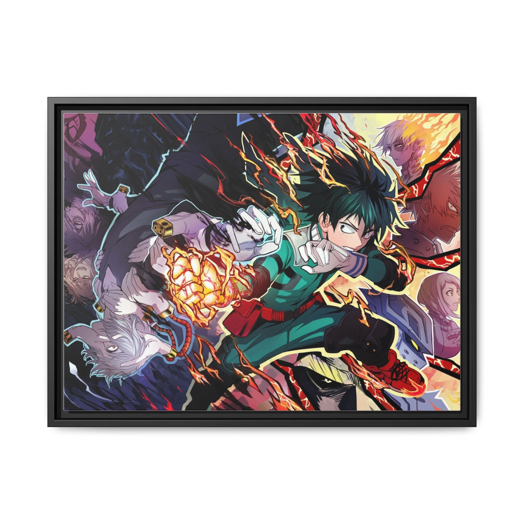 Boku no Hero Academia Canvas Framed Art Print