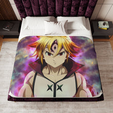 Load image into Gallery viewer, Anime The Seven Deadly Sins Sherpa Blanket
