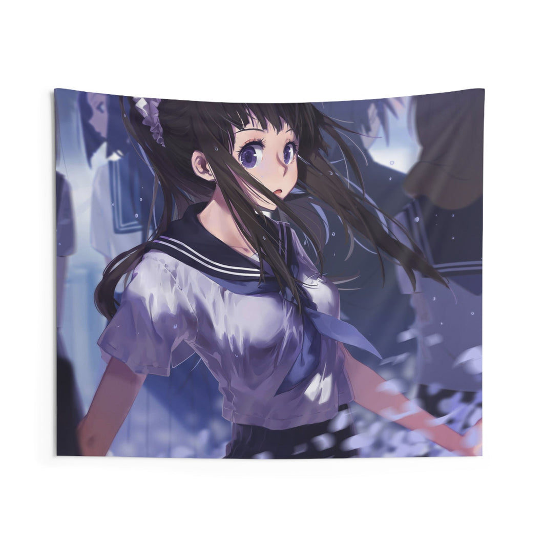 Chitanda Eru School Uniform Indoor Wall Tapestry