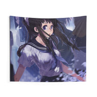 Chitanda Eru School Uniform Indoor Wall Tapestry