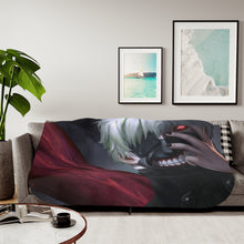 Load image into Gallery viewer, Tokyo Ghoul Ken Kaneki Sherpa Blanket
