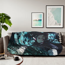 Load image into Gallery viewer, Anime Demon Slayer: Kimetsu no Yaiba Sherpa Blanket
