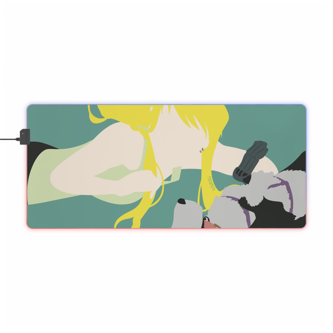 Anime FullMetal Alchemist RGB LED Mouse Pad (Desk Mat)