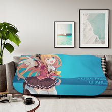 Load image into Gallery viewer, Yusa Nishimori Smile Sherpa Blanket
