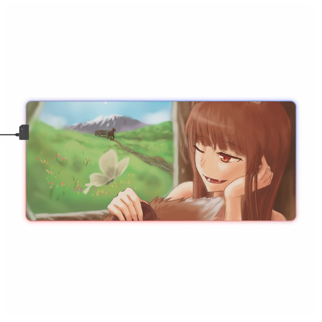 Spice And Wolf RGB LED Mouse Pad (Desk Mat)