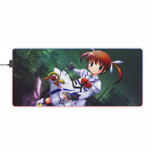 Load image into Gallery viewer, Magical Girl Lyrical Nanoha RGB LED Mouse Pad (Desk Mat)
