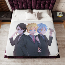 Load image into Gallery viewer, Boruto Sherpa Blanket

