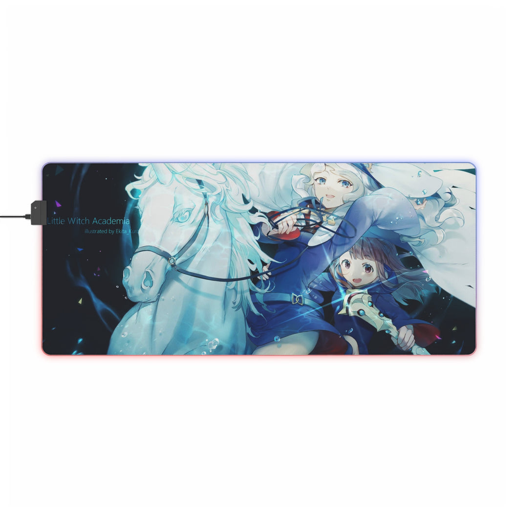Little Witch Academia Atsuko Kagari, Diana Cavendish, Computer Keyboard Pad RGB LED Mouse Pad (Desk Mat)