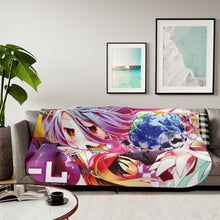 Load image into Gallery viewer, Sora and Shiro (No Game No Life) Sherpa Blanket
