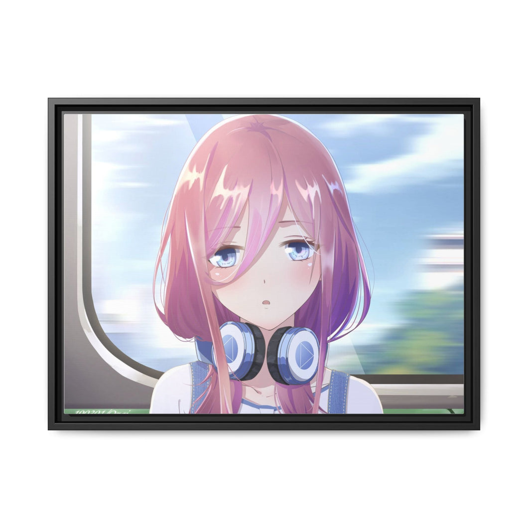 The Quintessential Quintuplets Miku Nakano Canvas Framed Art Print