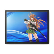 Highschool Of The Dead Canvas Framed Art Print