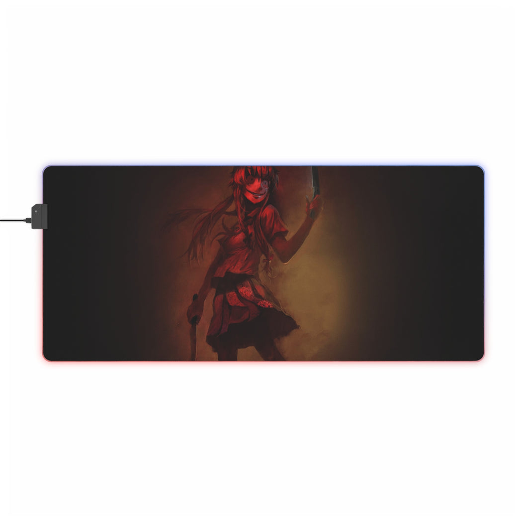 Yuno Gasai RGB LED Mouse Pad (Desk Mat)