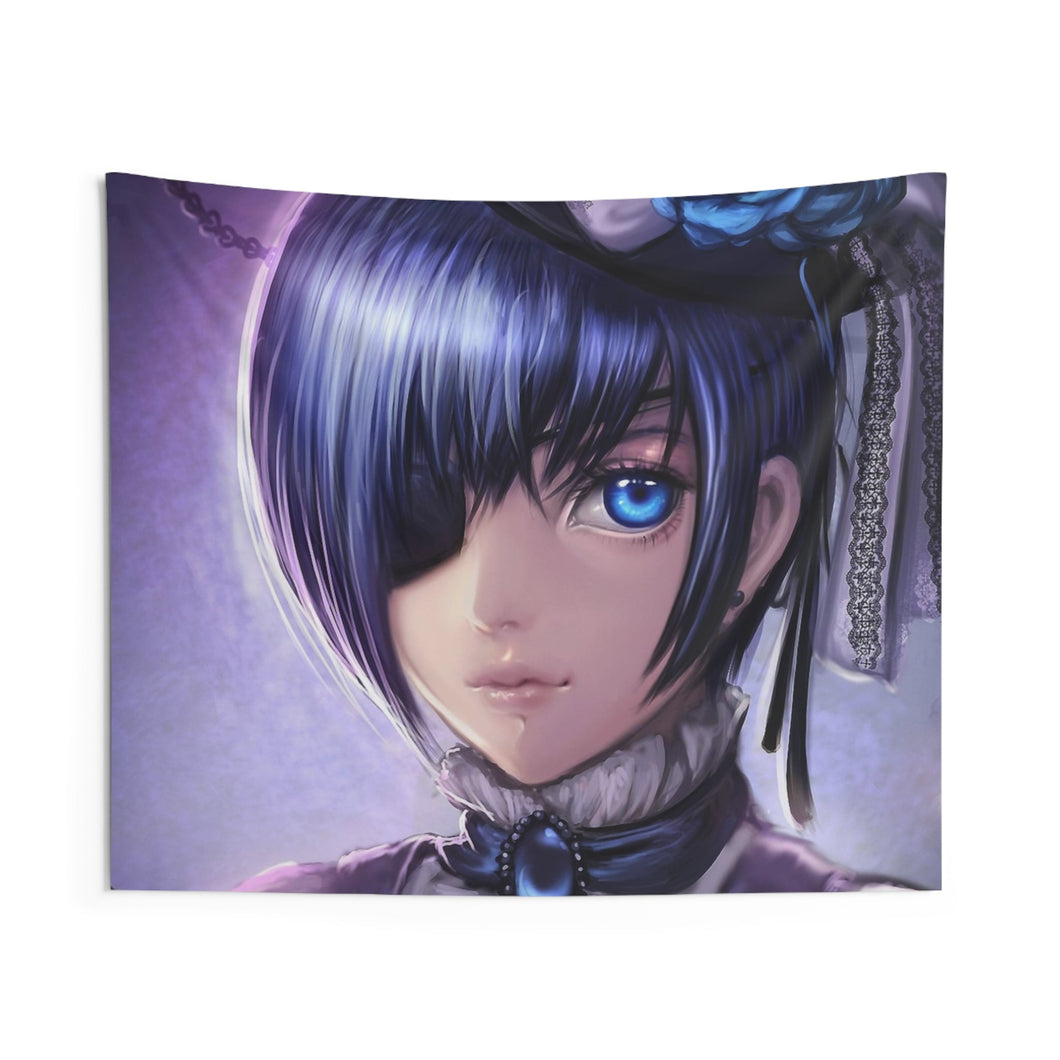 Black Butler Indoor Wall Tapestry