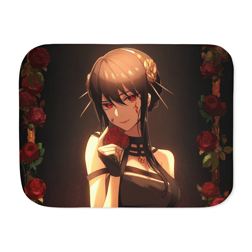 Anime Spy x Family Sherpa Blanket