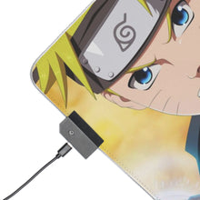 Load image into Gallery viewer, Naruto and Sasuke RGB LED Mouse Pad (Desk Mat)
