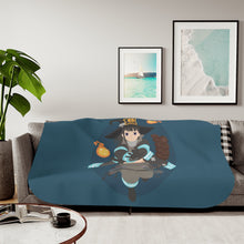 Load image into Gallery viewer, Maki Oze - Fire Force Sherpa Blanket
