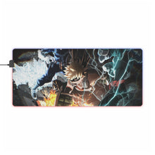 Load image into Gallery viewer, My Hero Academia Izuku Midoriya, Katsuki Bakugou RGB LED Mouse Pad (Desk Mat)
