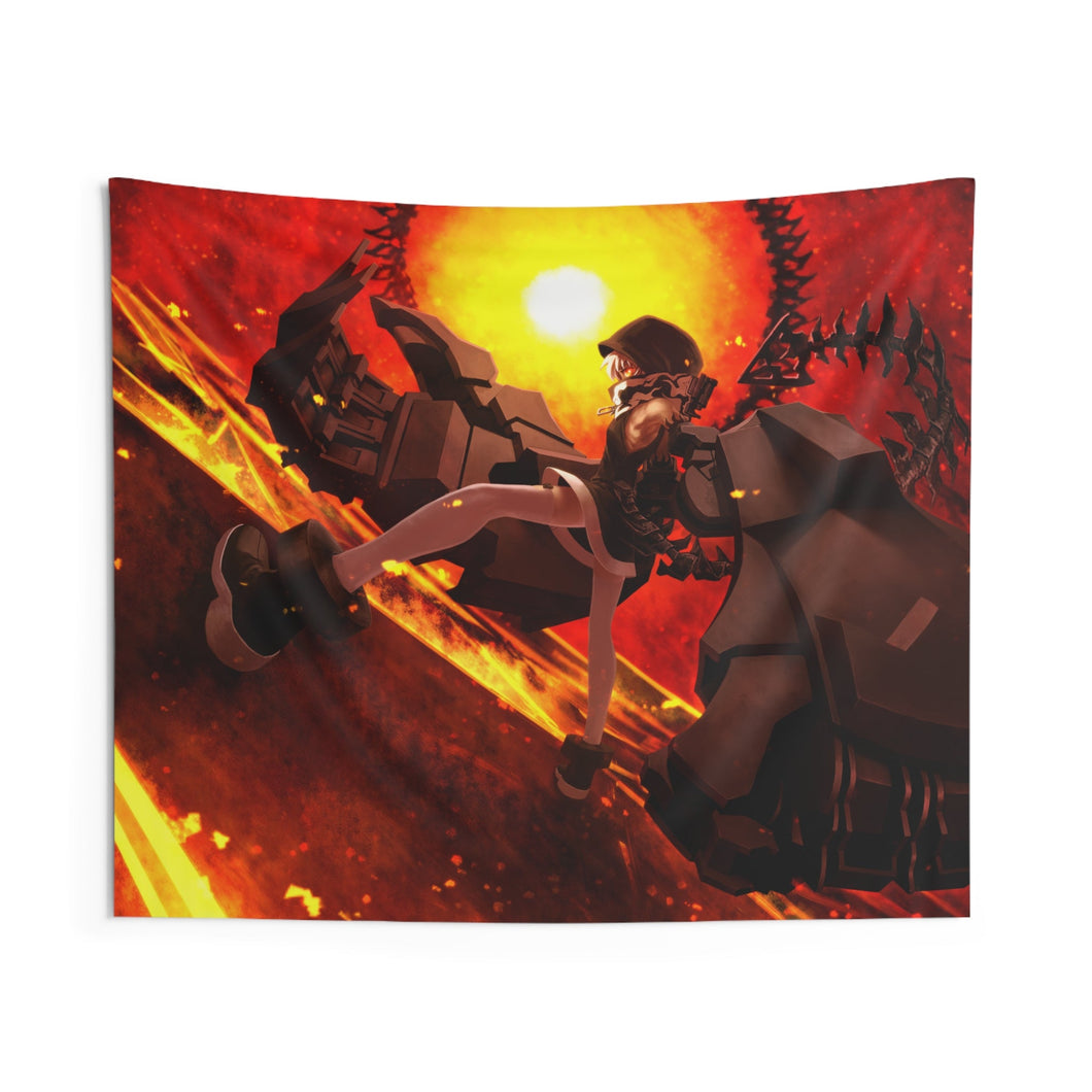 Black Rock Shooter Indoor Wall Tapestry