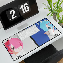 Load image into Gallery viewer, Rem &amp; Ram Re:ZERO -Starting Life in Another World- Mouse Pad (Desk Mat)
