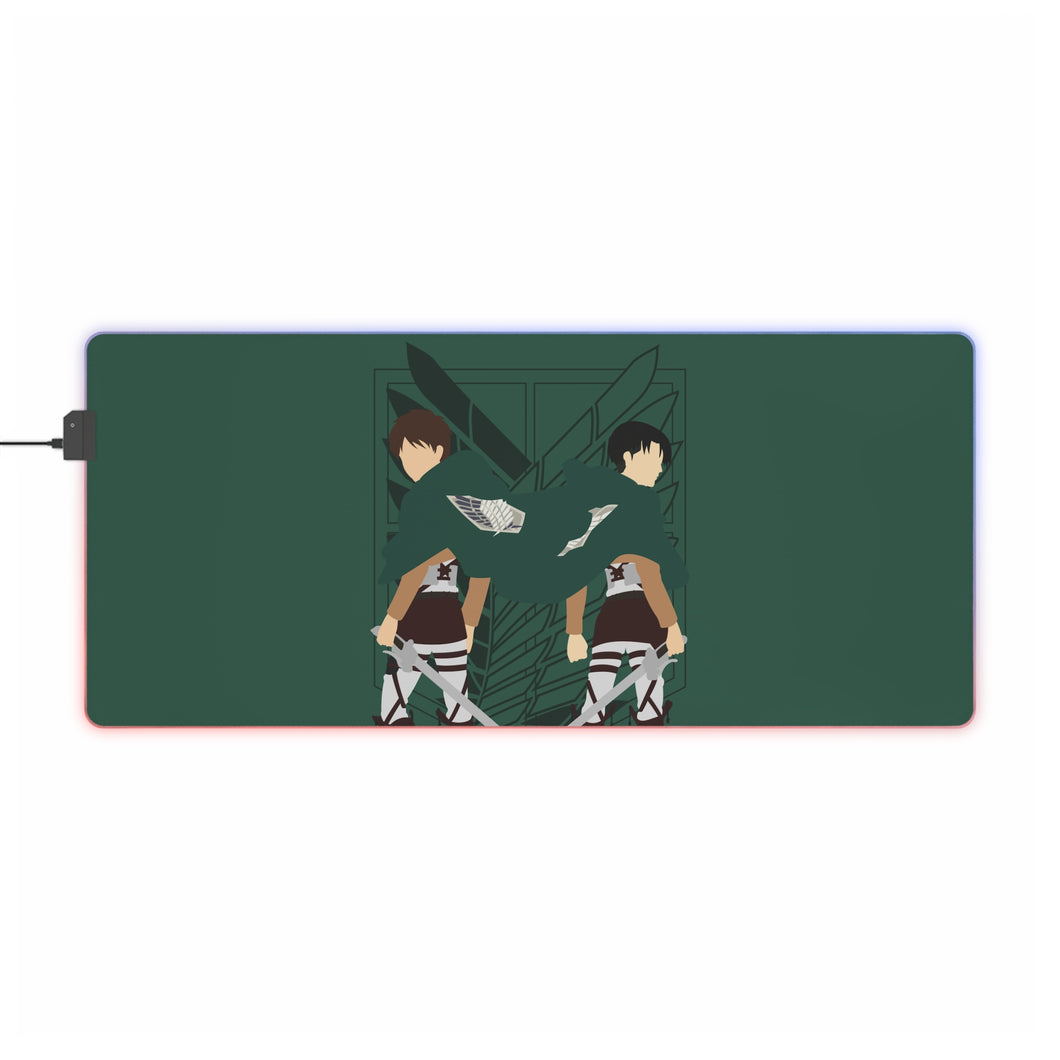 Anime Attack On Titan RGB LED Mouse Pad (Desk Mat)