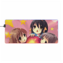 Load image into Gallery viewer, The Melancholy Of Haruhi Suzumiya RGB LED Mouse Pad (Desk Mat)
