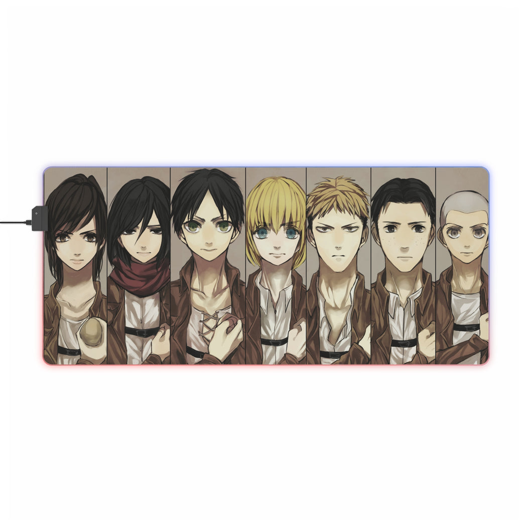 Anime Attack On Titan RGB LED Mouse Pad (Desk Mat)