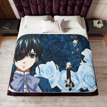 Load image into Gallery viewer, Anime Black Butler Sherpa Blanket
