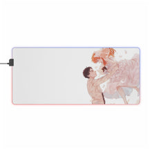Load image into Gallery viewer, Monthly Girls&#39; Nozaki-kun Chiyo Sakura, Umetarou Nozaki RGB LED Mouse Pad (Desk Mat)
