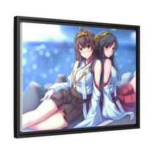 Load image into Gallery viewer, Haruna, Kongou Canvas Framed Art Print
