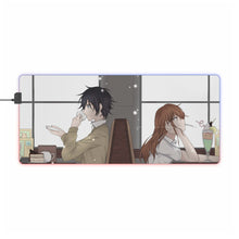Load image into Gallery viewer, Hori-san To Miyamura-kun RGB LED Mouse Pad (Desk Mat)
