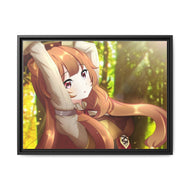 Raphtalia in The Morning Canvas Framed Art Print