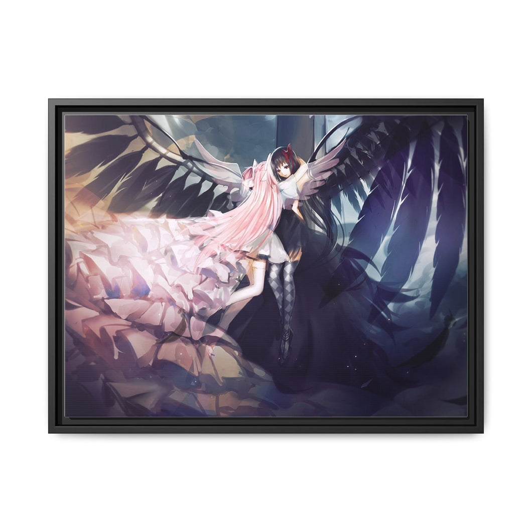 Anime Puella Magi Madoka Magica Canvas Framed Art Print