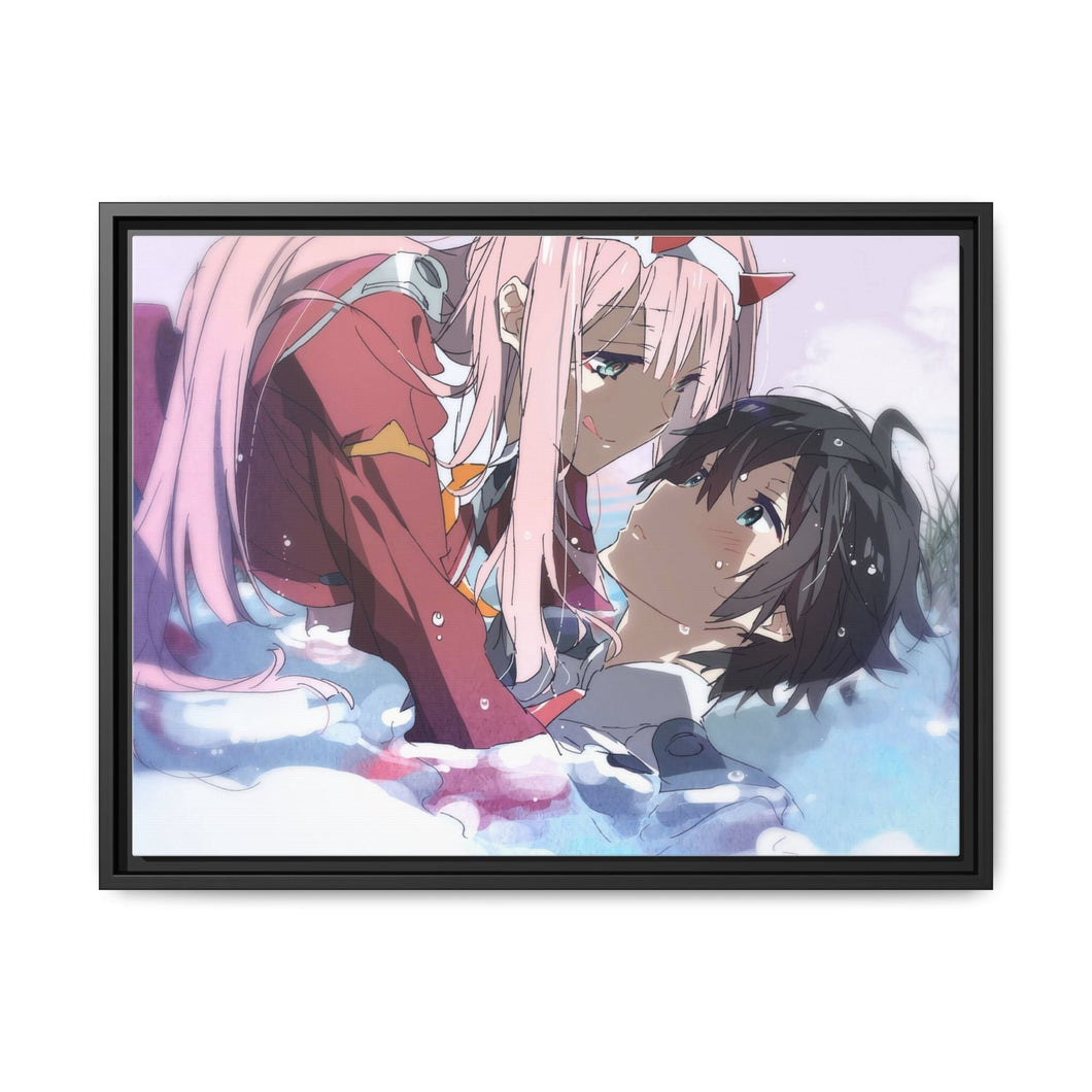 Anime Darling in the FranXX Canvas Framed Art Print