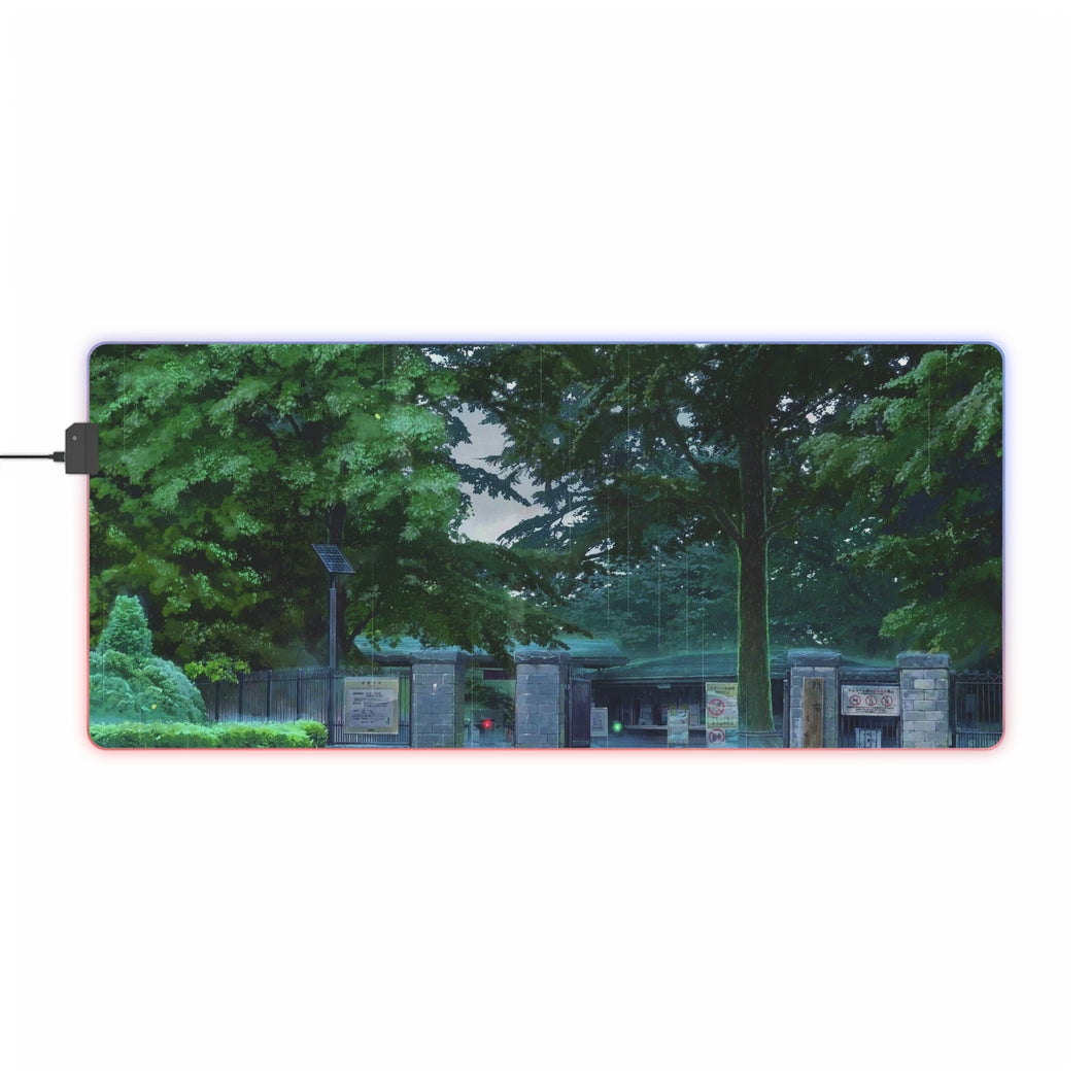 The Garden Of Words RGB LED Mouse Pad (Desk Mat)