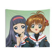 Cardcaptor Sakura Sakura Kinomoto, Tomoyo Daidouji Indoor Wall Tapestry