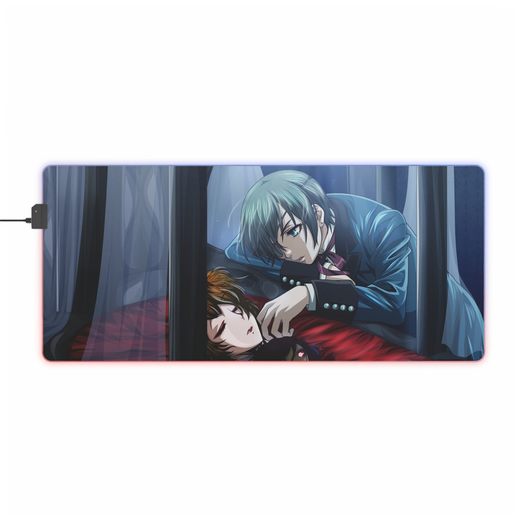 Black Butler RGB LED Mouse Pad (Desk Mat)