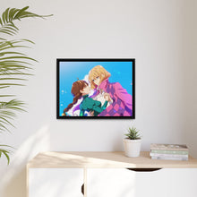 Load image into Gallery viewer, Anime Howl&#39;s Moving Castle Canvas Framed Art Print
