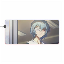 Load image into Gallery viewer, Neon Genesis Evangelion Rei Ayanami RGB LED Mouse Pad (Desk Mat)
