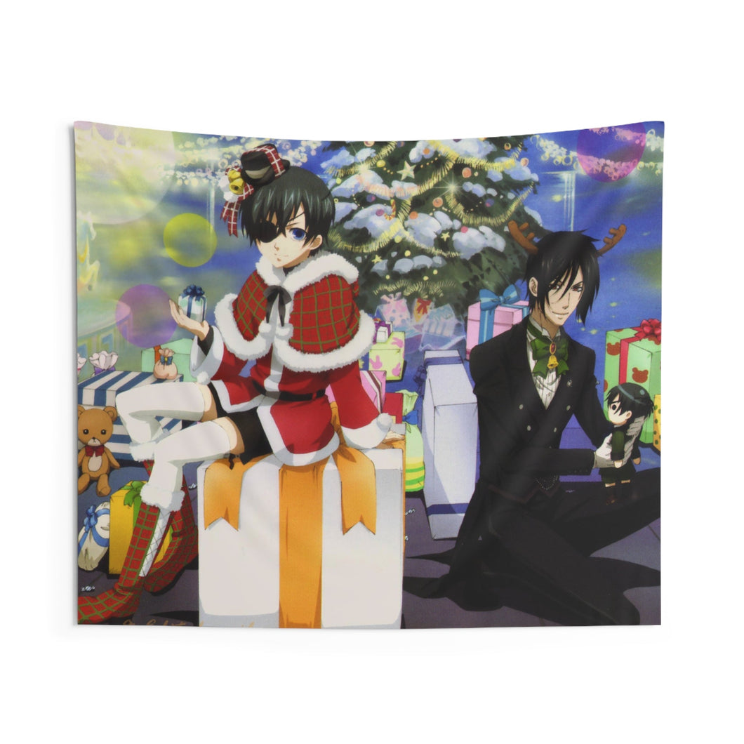 Black Butler Indoor Wall Tapestry