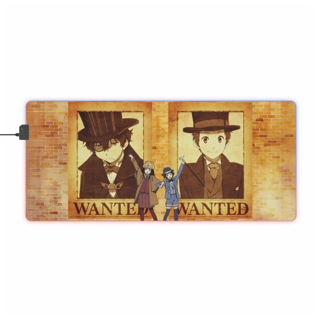 Wanted Posters RGB LED Mouse Pad (Desk Mat)