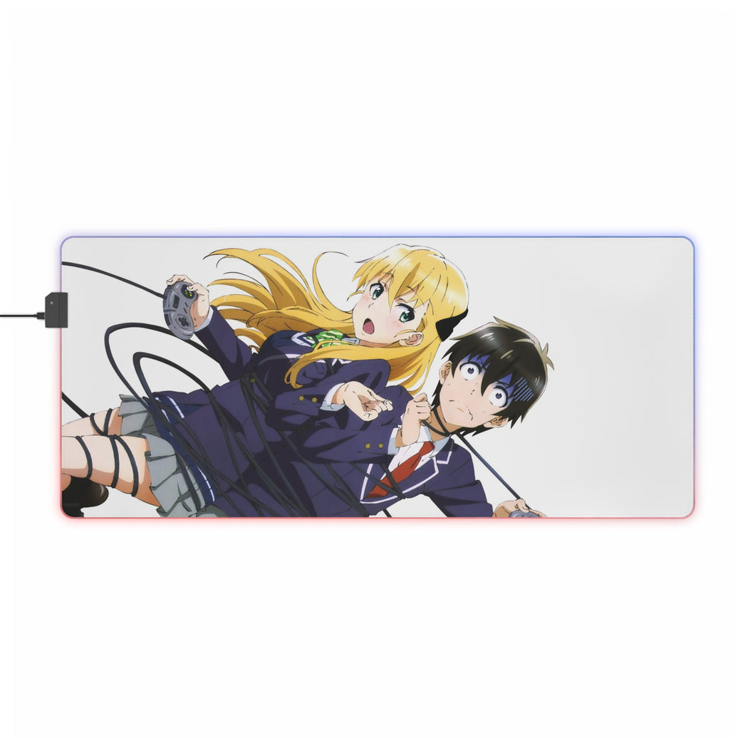 Gamers! Karen Tendou, Keita Amano RGB LED Mouse Pad (Desk Mat)