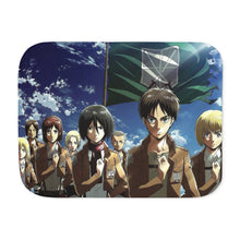 Load image into Gallery viewer, Eren yeager With Team Sherpa Blanket
