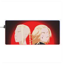 Load image into Gallery viewer, Mikey and Draken (Tokyo Revengers) RGB LED Mouse Pad (Desk Mat)
