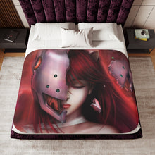 Load image into Gallery viewer, Anime Elfen Lied Sherpa Blanket
