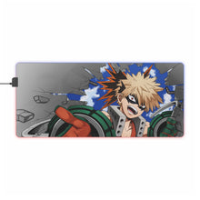 Load image into Gallery viewer, My Hero Academia Katsuki Bakugou RGB LED Mouse Pad (Desk Mat)
