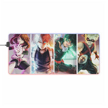 Load image into Gallery viewer, Ochaco / Todoroki / Midoriya / Bakugo RGB LED Mouse Pad (Desk Mat)

