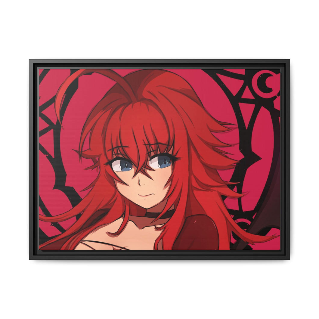 High School DxD Rias Gremory Canvas Framed Art Print